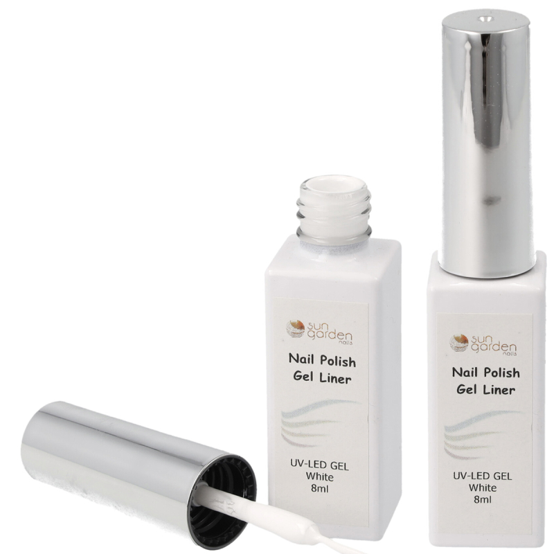 Nail Polish Nail Liner White 8ml – Präziser Nailart-Lack für feine Linien & Designs